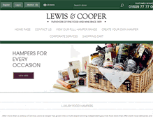 Tablet Screenshot of lewisandcooper.co.uk